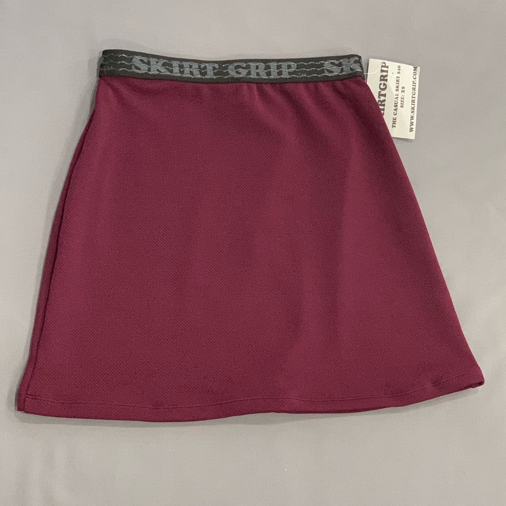 Skirt Grip - The Knit Skirt - plum purple